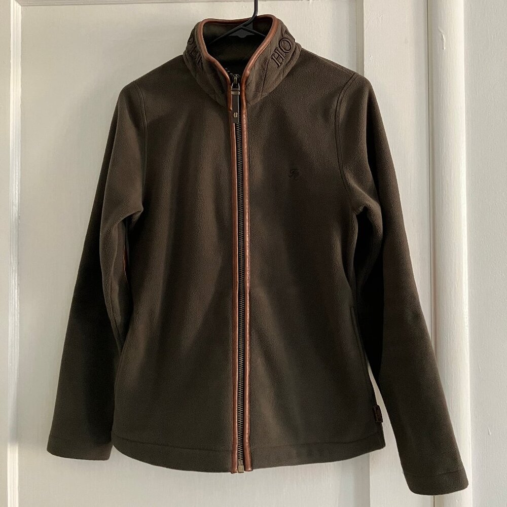 Holland Cooper Country Fleece Jacket in Khaki